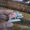 2 INCH – 2PCS OF METAL COW  – MINIATURE GOD POSHAK PROPS