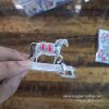 2 INCH - 2PCS OF METAL HORSE – MINIATURE GOD POSHAK PROPS
