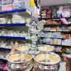 Panchwal 4 CUPS 4C LEG 0390 — PURE GERMAN SILVER PLATED