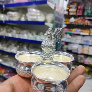 Panchwal 3 CUPS 3C 0140 — PURE GERMAN SILVER PLATED