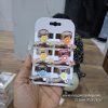 HAIR CLIP FLOWER CRYSTAL 6PCS - KOREAN HAIR ACCESSORIES ACCESSORY