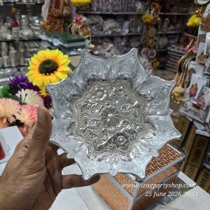 LOTUS OR ASSORTED ANY SHAPED MEDIUM SILVER BASKETS- TRADITIONAL RETURN GIFTS
