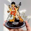 WOOD DIYA STAND Lord Dattatreya - WOOD MDF KGF PROPS