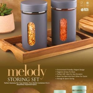 MELODY 2 PC PER BOX - 1000 ML DRY FRUIT JAR BOX — TRADITIONAL PS RETURN GIFTS