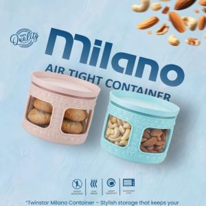 MILANO VACCUM  2 PC PER BOX - 500ML DRY FRUIT JAR BOX — TRADITIONAL PS RETURN GIFTS - BULK FOR RETURN GIFTS OR FOR SHOPKEEPERS
