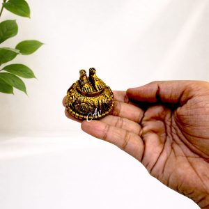 TIRUPATI CHARAN PADUKA 1.5INCHES - BRASS IDOLS GOD FIGURES
