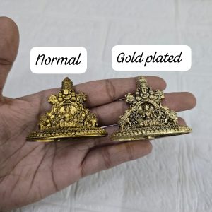 BALAJI LAKSHMI FRAME 1.75INCHES - BRASS IDOLS GOD FIGURES