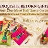20 PC PER PACK - HALFSAREE MATURE FUNCTION - POTLIBAGS  - TRADITIONAL RETURN GIFTS BAGS