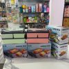 DOUBLE DECKER LUNCH BOX (FREE FORK AND SPOON)- TRADITIONAL PS RETURN GIFT