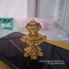 LAXMI LAKSHMI - 2 INCH - BRASS HANDWORKED KUMKUM DIBBI BARINI – TRADITIONAL RETURN GIFTS