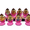 4 inch - ASHTALAKSHMI - WOOD MDF KGF PROPS DIYA STANDS