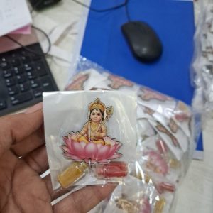 MDF KUM LOT KUMARASWAMY LOTUS VEL - MANUFACTURER PASUPU HALDI KUMKUM - 20 PC PACK