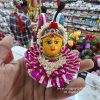 FACE GOWRAMMA WITH ASAN - VARALAKSHMI LAXMI DEVI VRATAM FACES