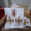 SHANKU CHAKRA NAAMAM BALAJI SCN -  RANGOLI STONE / PEARLS ENGRAVED