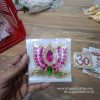 LOTUS -  RANGOLI STONE / PEARLS ENGRAVED (assorted colours)
