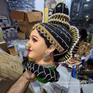 DEVI FACE -2026 — GERMAN SILVER DEVI FACE – VRATAM VARALAKSHMI LAXMI