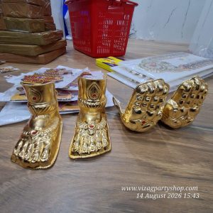 4 INCH - BRASS PARTS - HANDS - LEGS -VRATAM VARALAKSHMI VARALAXMI DEVI
