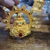 HEIGHT - 3 INCH / BASE WIDTH - 2 INCH  – METAL PANCHALOHA MINIATURE CROWN KIRITAM GOD POSHAK PROPS MUKUT