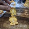 HEIGHT - 1.5 INCH / BASE WIDTH - 1.5 INCH  – PADAGA SNAKE - METAL PANCHALOHA MINIATURE CROWN KIRITAM GOD POSHAK PROPS MUKUT