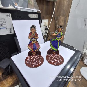 6 INCH - DANCE SET OF 2 PC - WOOD MDF KGF PROPS