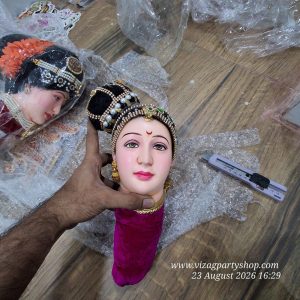 –REAL DEVI FACES STONE DECORATED -VRATAM VARALAKSHMI VARALAXMI