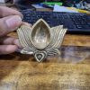 2 INCH  -  PURE HEAVY BRASS DIYA LOTUS - TRADITIONAL RETURN GIFTS