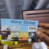 CRAFT MIRROR STICKERS ROUND - ASSORTED SIZES - 6 PC - PER PACK
