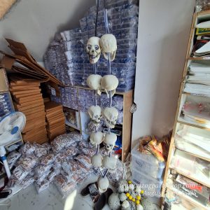 30 inch - SKULL MUND MALA - FANCY DRESS PROPS