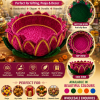 DARK PINK LOTUS – 6.8 INCH * 16 INCH – VARALAKSHMI VRATAM LAXMI DEVI PROPS