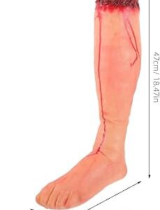 PROP - BROKEN LEG WITH BLOOD, ADULT SIZE