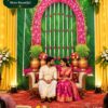 (5 FEET * 8 FEET) - EVENT SETUP WITH VASES AND ARCH