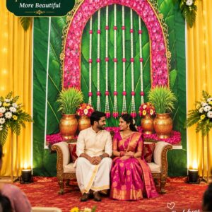 (5 FEET * 8 FEET) - EVENT SETUP WITH VASES AND ARCH