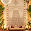 (5 FEET * 8 FEET) - TEMPLE KOLAM MANAI