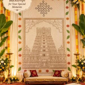 (5 FEET * 8 FEET) - TEMPLE KOLAM MANAI