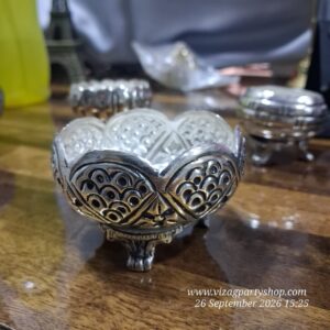 ANTIQUE GERMAN SILVER BOWL / CUP - 1.8 INCH * 2.6 INCH