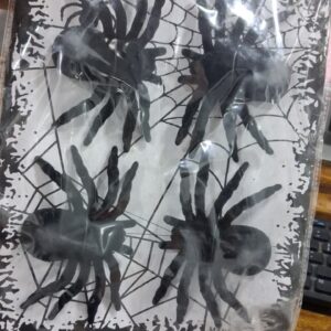 PROP SPIDERS - 4 PC PER PACK - 5 INCH