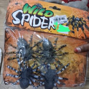 PROP SPIDERS - TIGER - 4 PC PER PACK - 4 INCH
