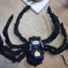 PROP BLACK SPIDER WITH RED EYES - 24 INCH