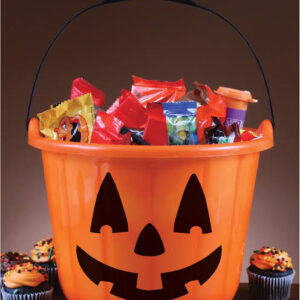 HALLOWEEN BUCKET- 6.9 INCH - JUMBO WIDTH