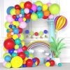 100 PC PER PACK - 10 inch - DECORATION MULTI  COLOUR BALLOONS