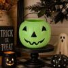 HALLOWEEN GREEN BASKET - 2.5 INCH - 6 PC PER PACK - ASSORTED