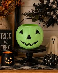 HALLOWEEN GREEN BASKET - 2.5 INCH - 6 PC PER PACK - ASSORTED
