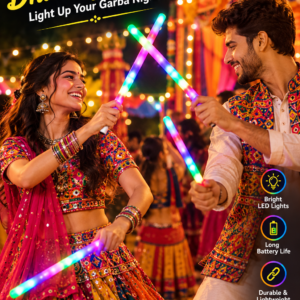 LED GLOW IN DARK DHANDIYA STICKS FOR PHOTOSHOOTS