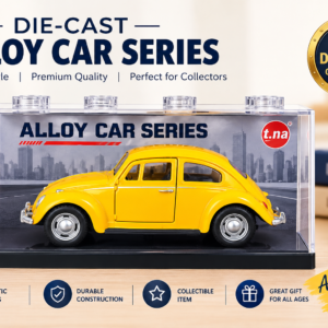Classic Diecast Alloy Beetle Toy Car (1:43 Scale) – ASSORTED COLOURS