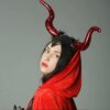 HEADBAND - RED DEVIL LADY HORN -