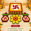 KIT FOR ANY POOJA OR TRADITIONAL CEREMONY – WATERPROOF WOOL RANGOLI MATS