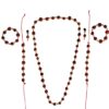 RUDRAKASHA SET WITH GOLDEN LINKS- 7 PC SET