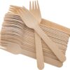 WOODEN FORKS - 100 PC PER PACK