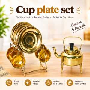MINIATURE CUP KETTLE PLATE SET -