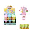Carousel Merry-Go-Round Toy Candy – Press & Spin Rotating Candy Toy for Kids, Fun Novelty Candy Dispenser & Gift - Assorted Colors